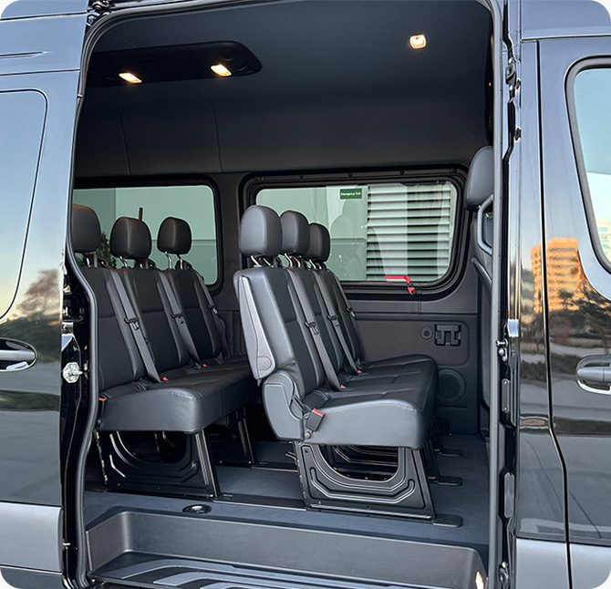 sprinter van airport service